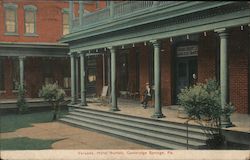 Veranda, Hotel Bartlett Postcard