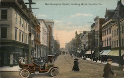 Northhampton Street, looking West Easton, PA Postcard Postcard Postcard
