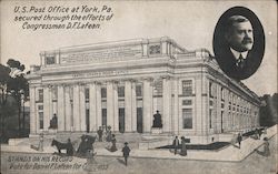 U.S. Post Office at York, PA Postcard