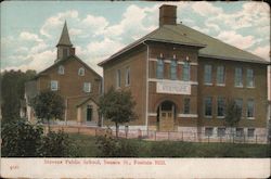 Stevens Public School, Seneca Sst. Postcard