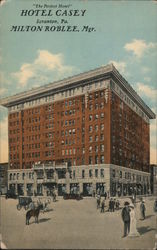 Hotel Casey, "The Perfect Hotel", Milton Roblee, Mgr. Postcard