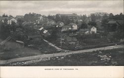 Birdseye View of Tobyhanna PA. Pennsylvania Postcard Postcard Postcard