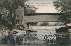 Kennedy's Mills on the Slipperyrock New Castle, PA Postcard Postcard Postcard