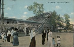 The "Racer", Kennywood Park West Mifflin, PA Postcard Postcard Postcard