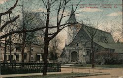 St. James' Memorial Episcopal Church and Parsonage Postcard