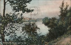 View from Canal Tow Path Allentown, PA Postcard Postcard Postcard