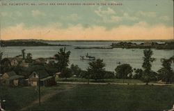 Little and Great Diamond Islands in the Distance Postcard