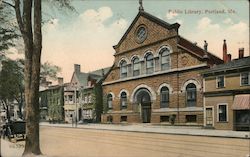 Public Library Postcard