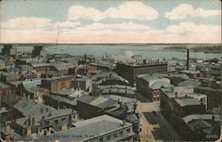 Harbor View from top of Fidelity Building Postcard