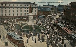 Monument Square Postcard