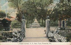 Central Avenue, U.S. Navy Yard Postcard