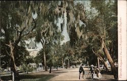 Ridgewood Ave and Ridgewood Hotel Postcard