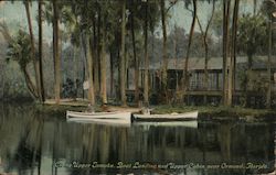 On the Upper Tomoka Boat Landing and Upper Cabin Postcard