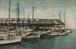 Sponge Fleet at the Dock Postcard