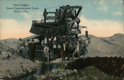 Ditch Digger, Davie Experimental Farm Postcard