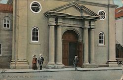 Entrance to Cathedral Postcard