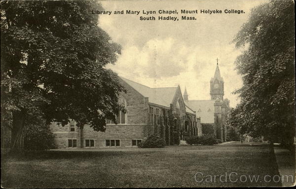 Library And Mary Lyon Chapel, Mount Holyoke College South Hadley Massachusetts