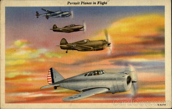 Pursuit Planes In Flight Aircraft