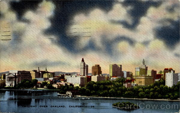 Moonlight Over Oakland California