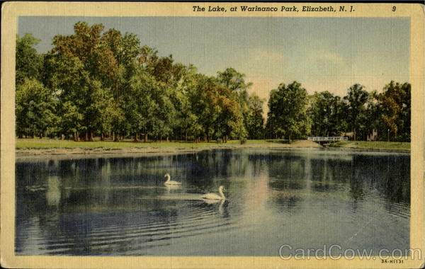 The Lake , Warinanco Park Elizabeth New Jersey