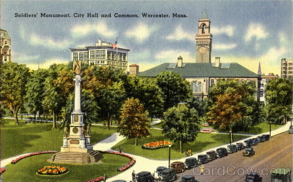 Soldiers Monument Worcester Massachusetts
