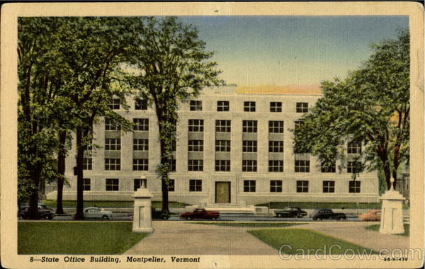 State Office Building Montpelier Vermont