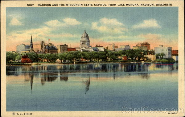 Madison And The Wisconsin State Capitol