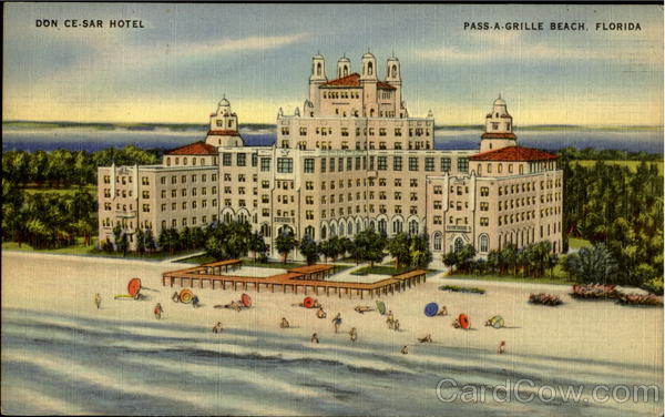 Don Ce-Sar Hotel Pass-a-Grille Beach Florida