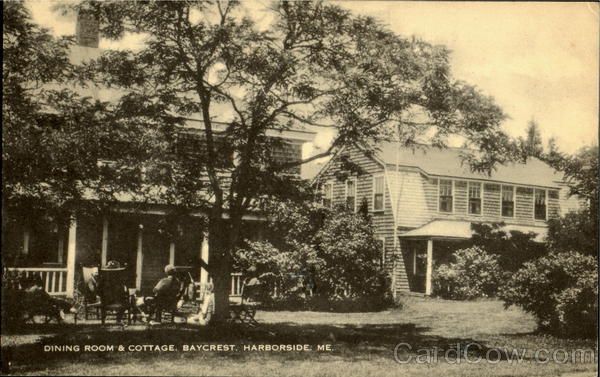 Dining Room & Cottage Harborside Maine