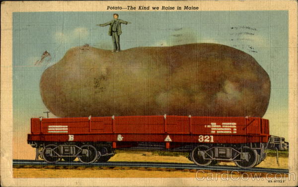Giant Potato Maine Exaggeration