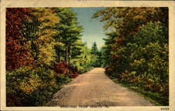 Greetings From Jermyn Pennsylvania Postcard Postcard