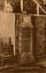 Grandfather's Clock At Paper House Postcard