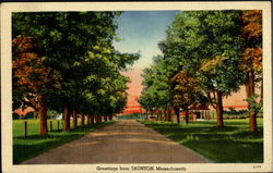 Greetings From Taunton Massachusetts Postcard Postcard