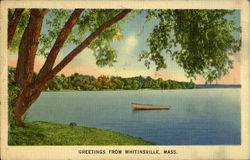 Greetings From Whitinsville Massachusetts Postcard Postcard