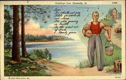 Greetings From Crossville Postcard