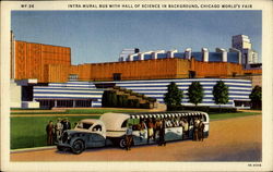 Intra-Mural Bus 1933 Chicago World Fair Postcard Postcard