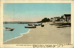 Cottages And Beach At Swifts Beach Postcard