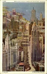 Michigan Avenue North Of The River Postcard