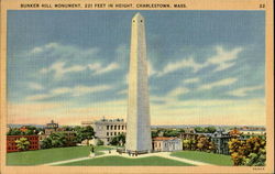 Bunker Hill Monument Postcard