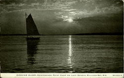 Evening Glory Williams Bay, WI Postcard Postcard