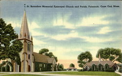 St. Barnabas Memorial Episcopal Church And Parish Falmouth, MA Postcard Postcard