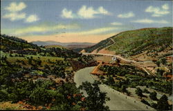 New Raton Pass Highway New Mexico Postcard Postcard