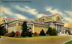 Art Museum, Forest park Postcard