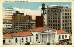 Union Railway Station Postcard