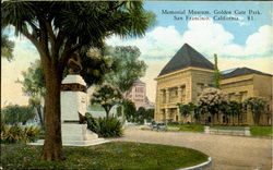 Memorial Museum, Golden Gate Park Postcard