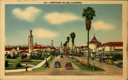 Westwood Village California Postcard Postcard