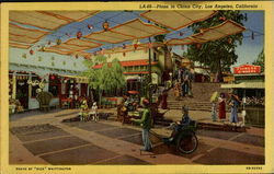 Plaza In China City Postcard