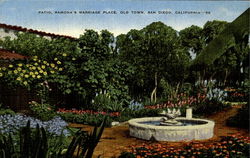 Patio Ramona's Marriage Place Postcard