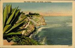 Point Fermin San Pedro, CA Postcard Postcard