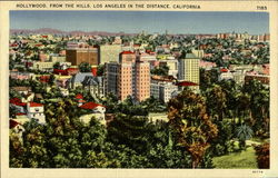 Hollywood From The Hills Postcard
